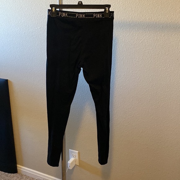 Pink Sparkle Logo Leggings - Picture 3 of 4